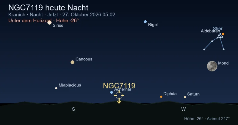 NGC7119 heute Nacht