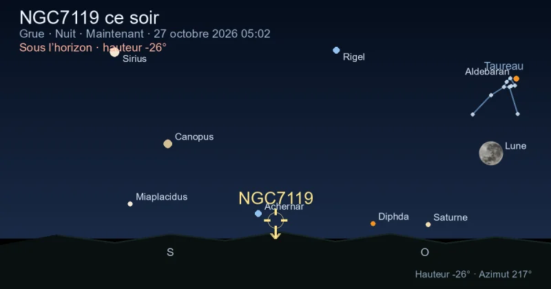 NGC7119 ce soir