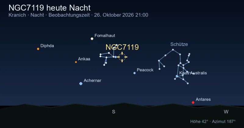 NGC7119 heute Nacht
