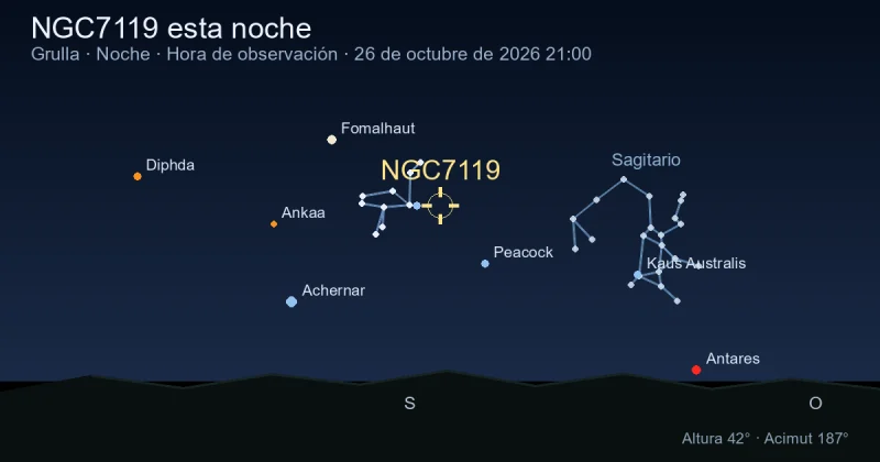 NGC7119 esta noche