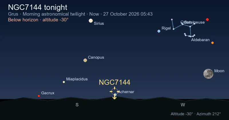 NGC7144 tonight