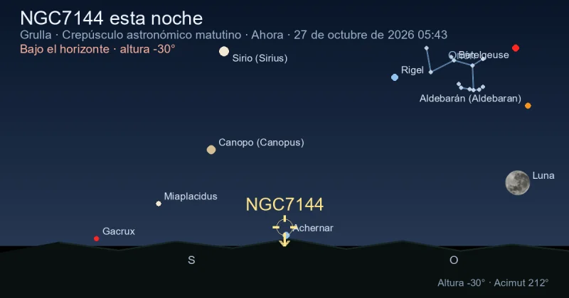 NGC7144 esta noche