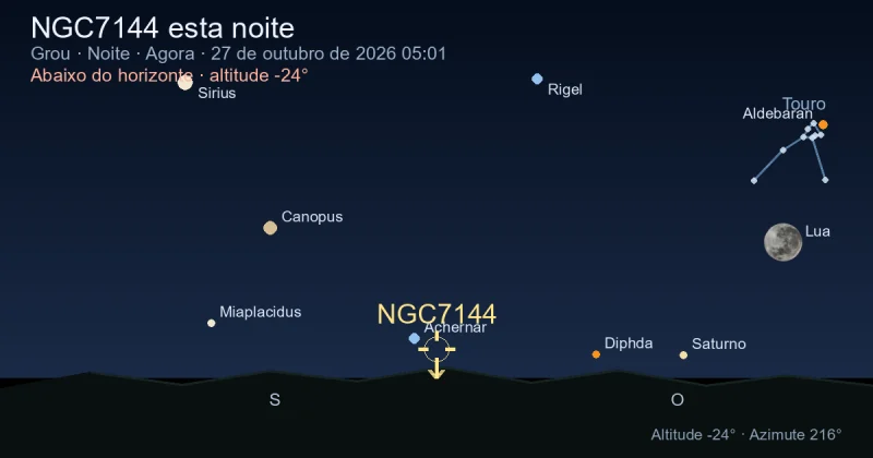 NGC7144 esta noite