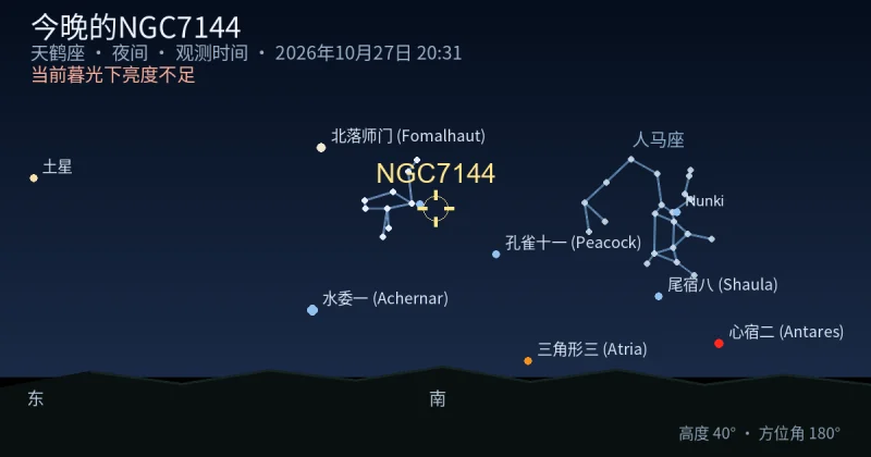 今晚的NGC7144