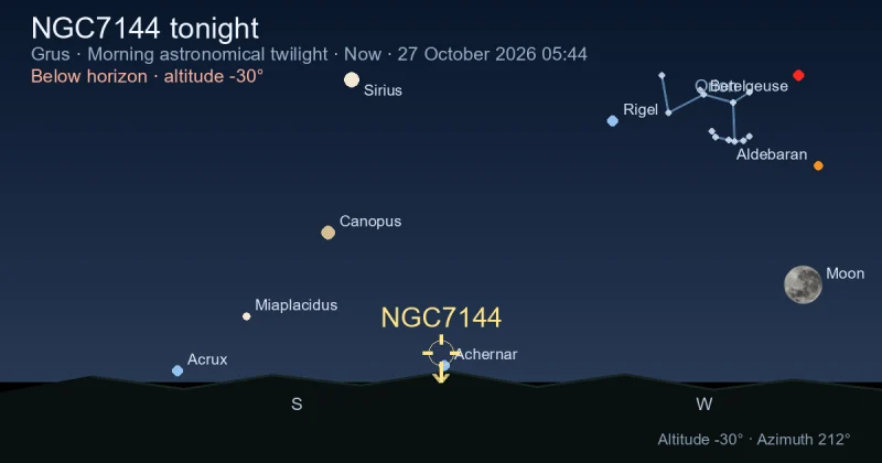 NGC7144 tonight