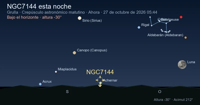 NGC7144 esta noche