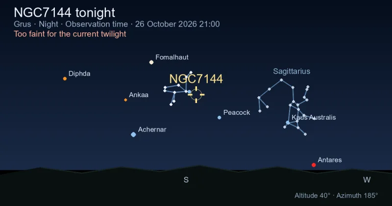 NGC7144 tonight