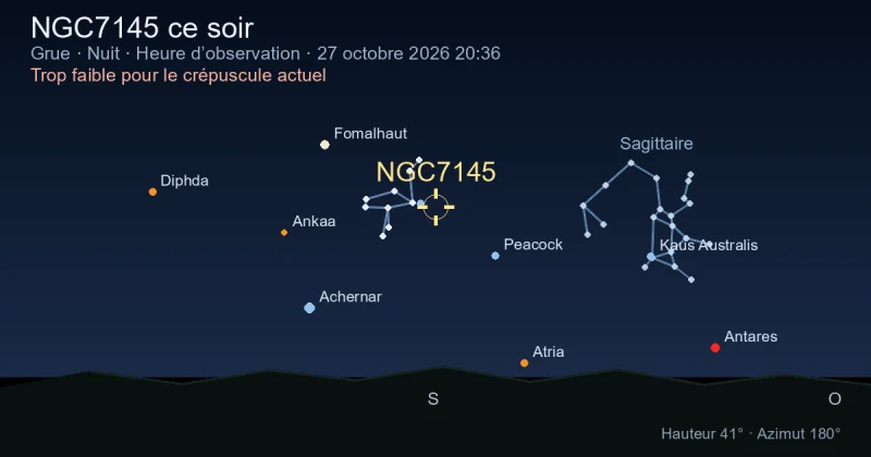 NGC7145 ce soir