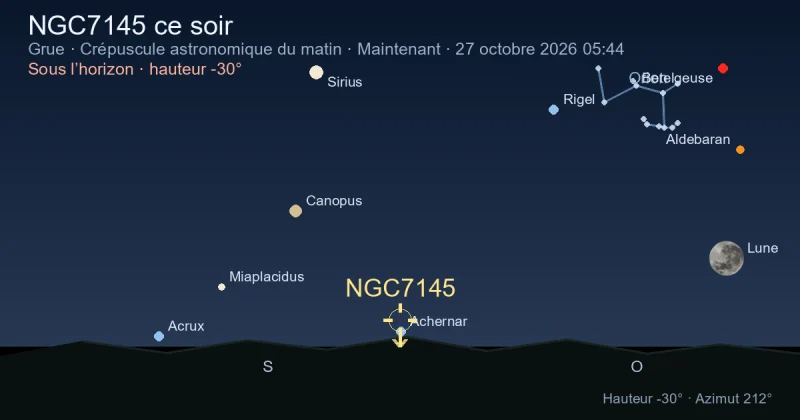 NGC7145 ce soir