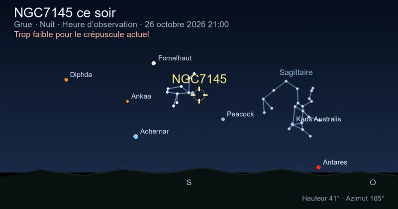 NGC7145 ce soir
