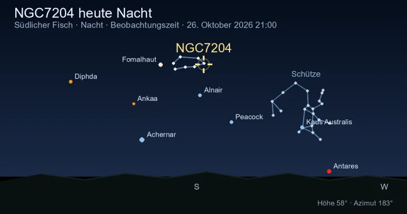 NGC7204 heute Nacht