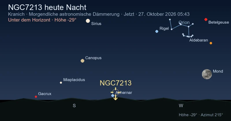 NGC7213 heute Nacht