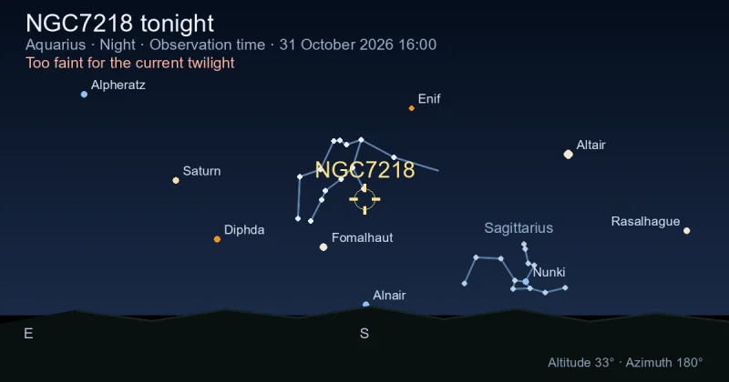 NGC7218 tonight