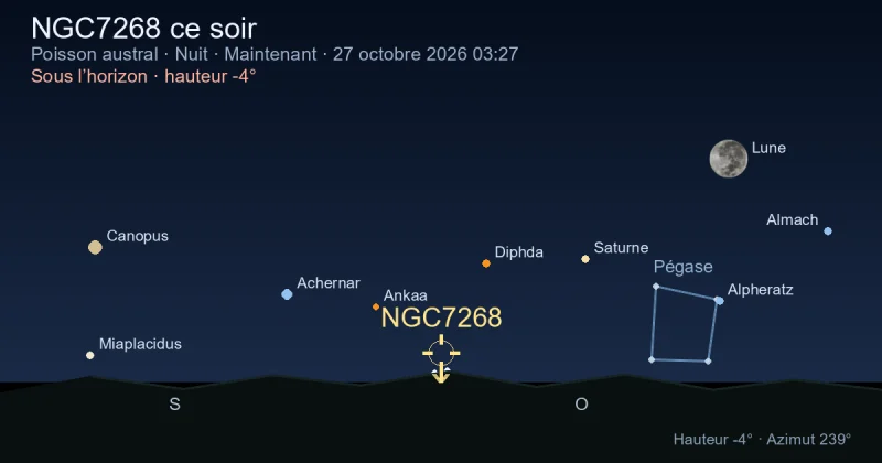 NGC7268 ce soir