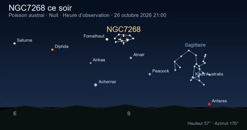 NGC7268 ce soir