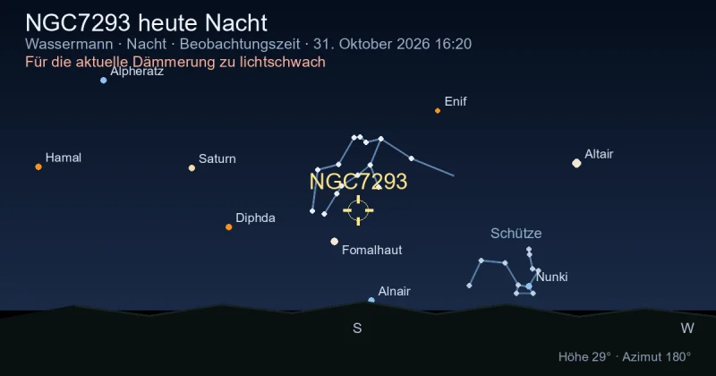 NGC7293 heute Nacht
