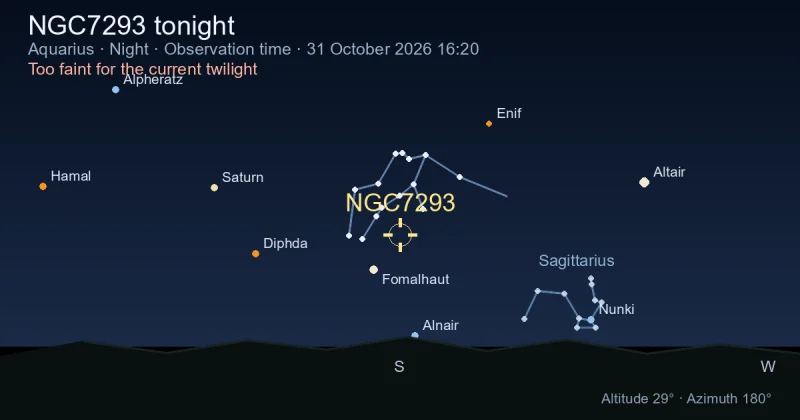 NGC7293 tonight