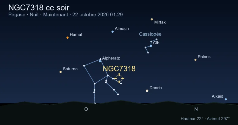 NGC7318 ce soir