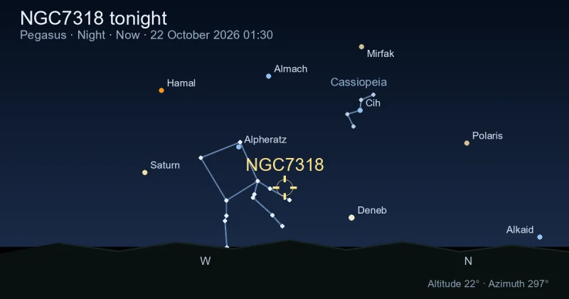 NGC7318 tonight