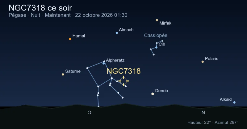 NGC7318 ce soir