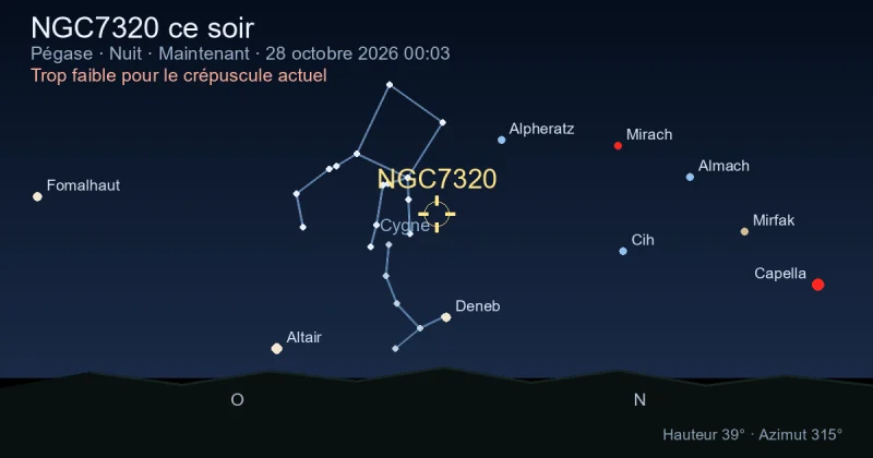 NGC7320 ce soir