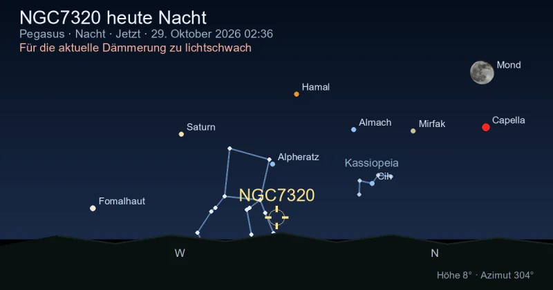 NGC7320 heute Nacht