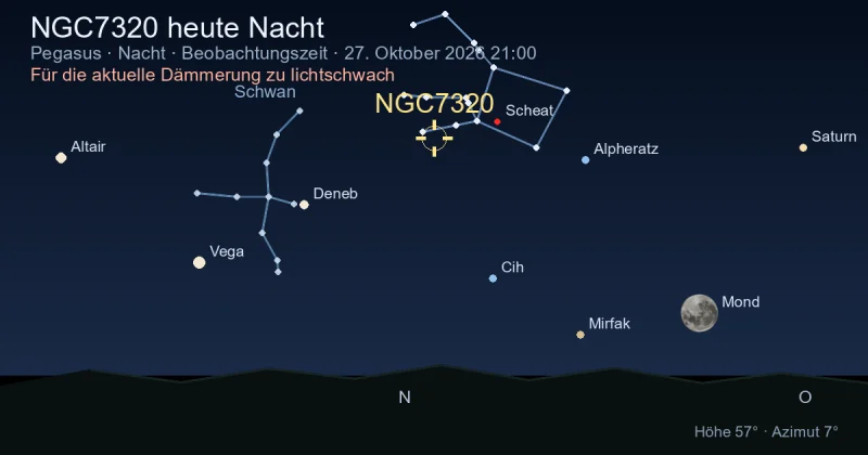 NGC7320 heute Nacht
