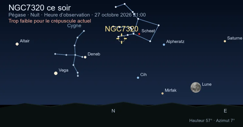 NGC7320 ce soir