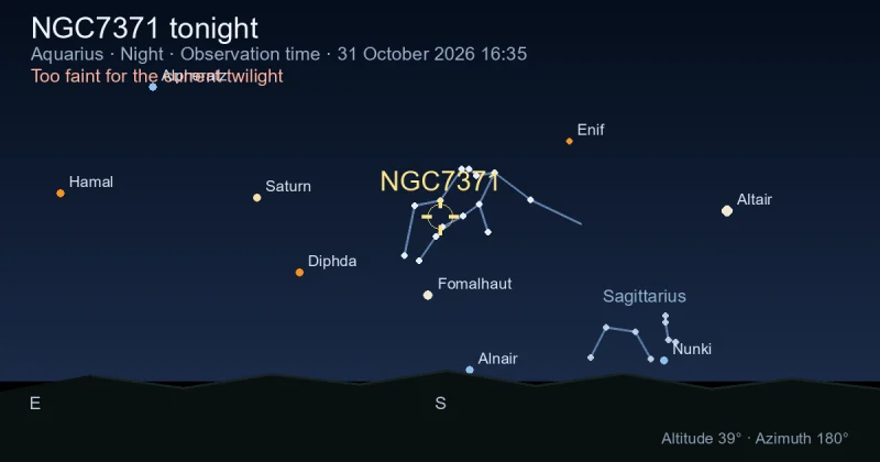 NGC7371 tonight