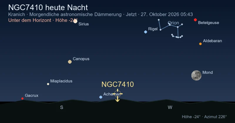 NGC7410 heute Nacht