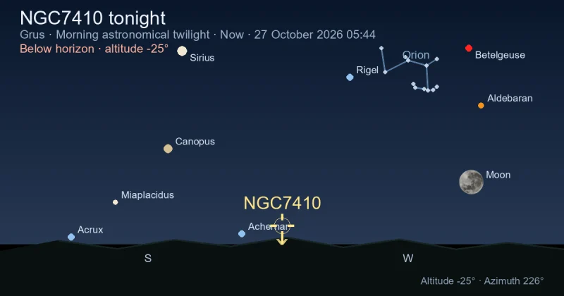 NGC7410 tonight