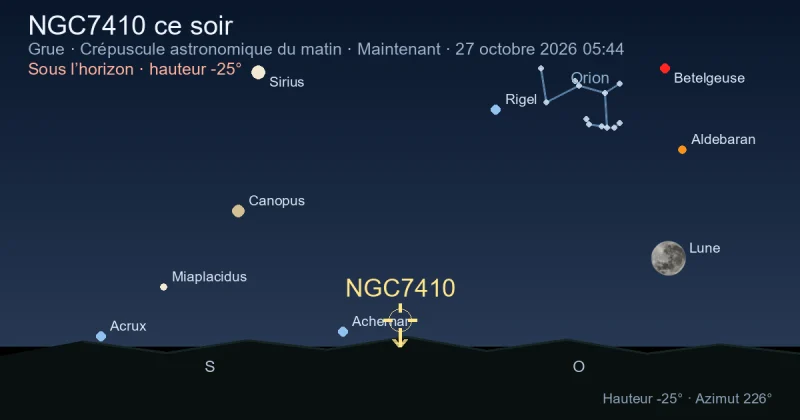 NGC7410 ce soir