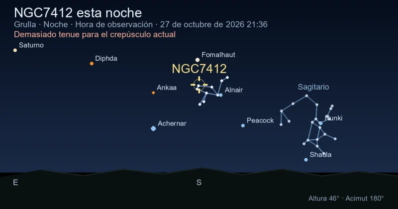 NGC7412 esta noche