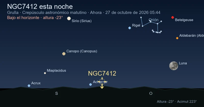 NGC7412 esta noche