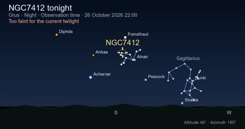 NGC7412 tonight