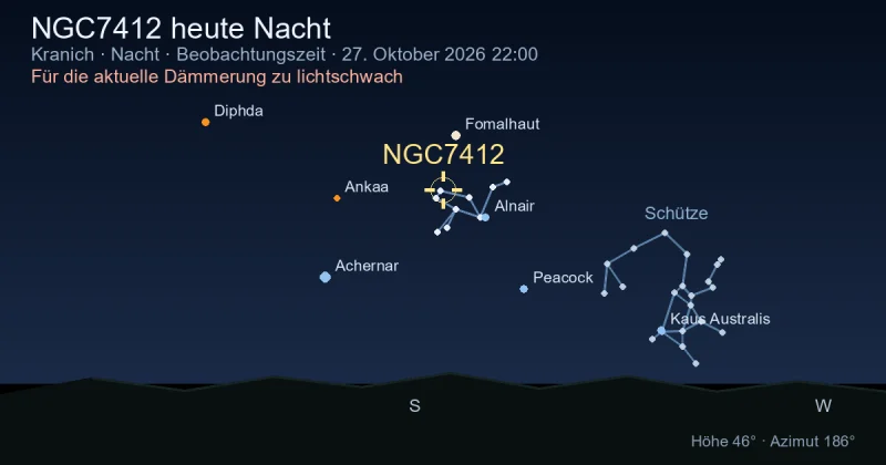 NGC7412 heute Nacht