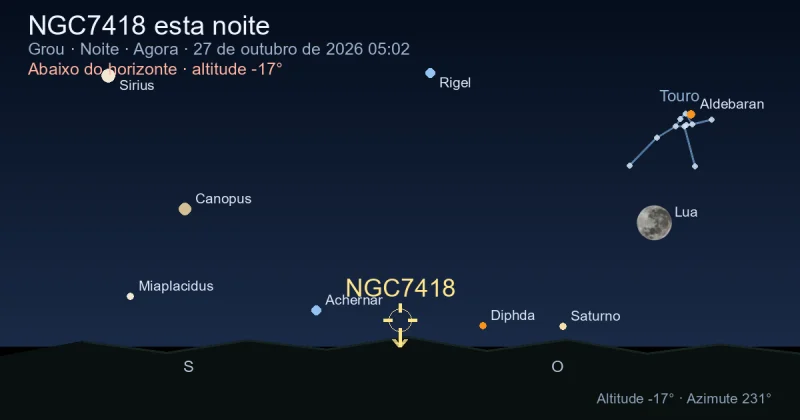 NGC7418 esta noite