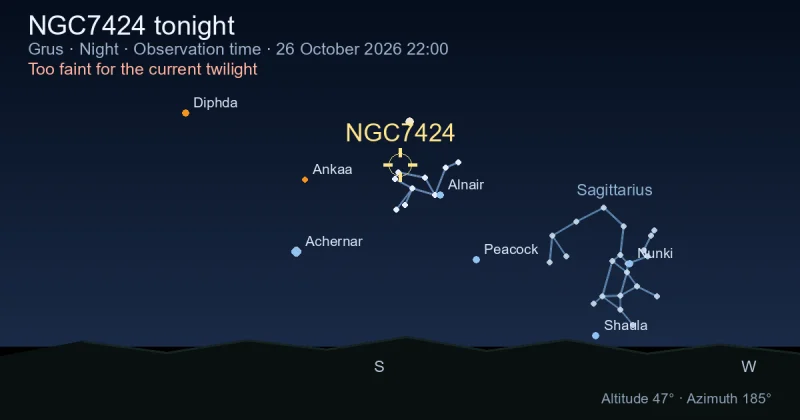 NGC7424 tonight