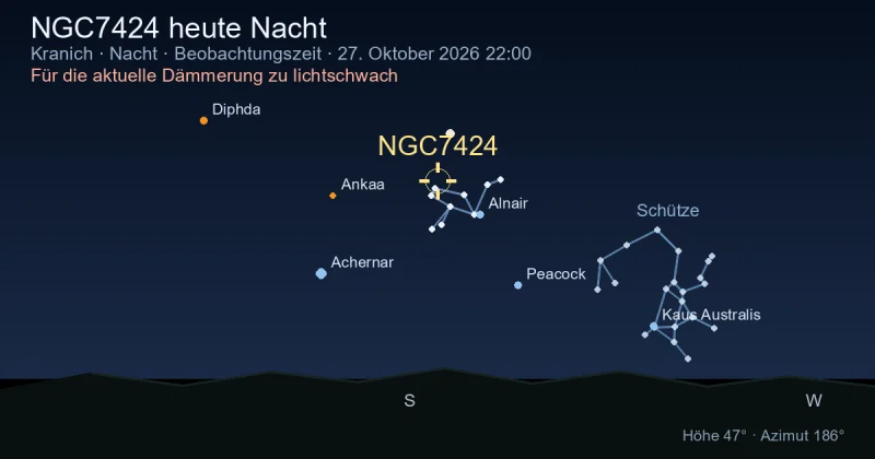 NGC7424 heute Nacht