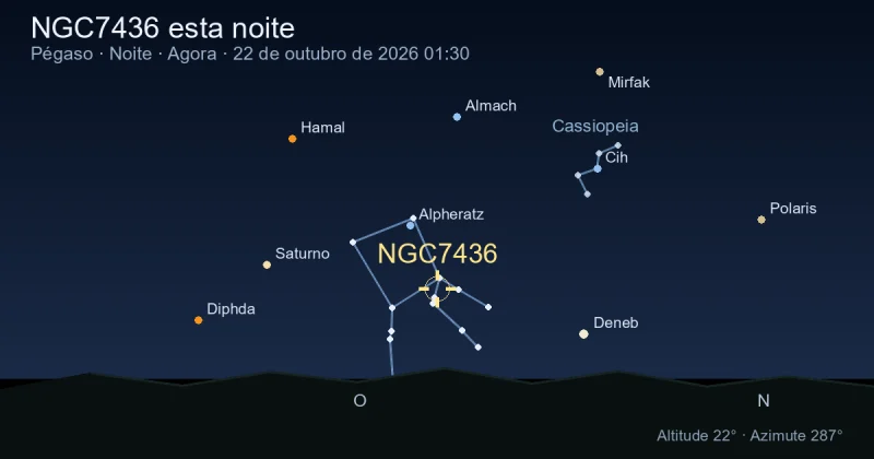 NGC7436 esta noite