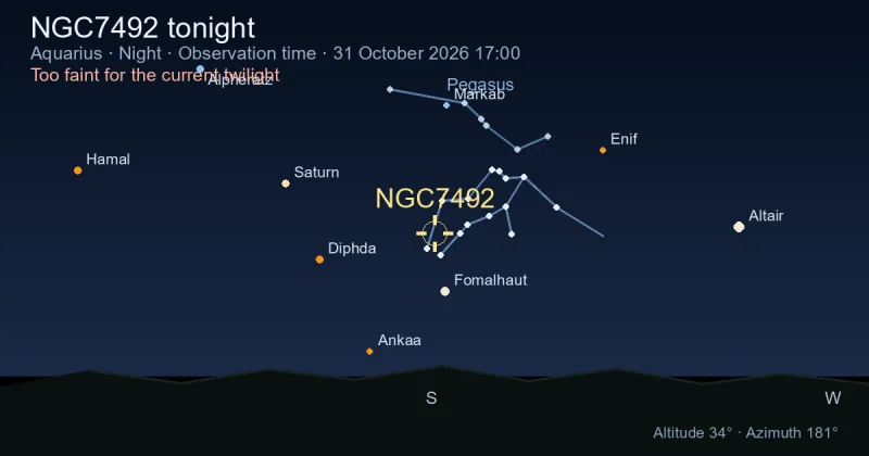 NGC7492 tonight