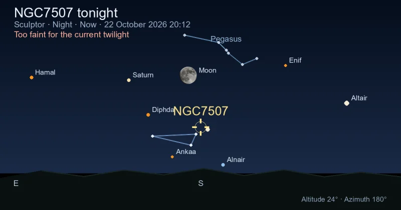 NGC7507 tonight