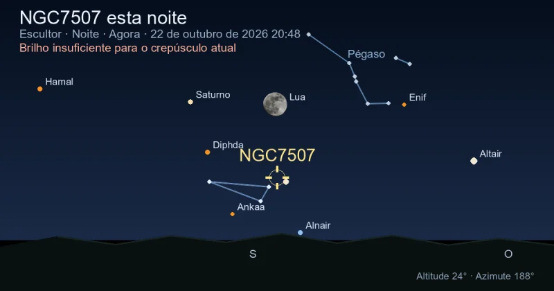 NGC7507 esta noite