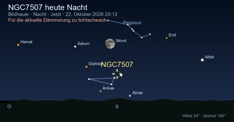 NGC7507 heute Nacht