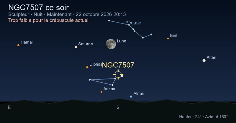 NGC7507 ce soir