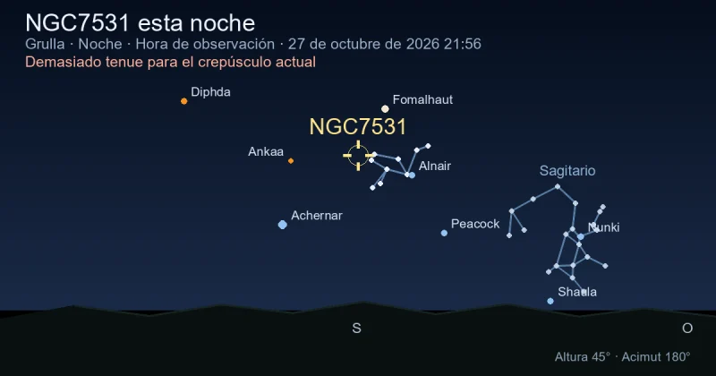 NGC7531 esta noche