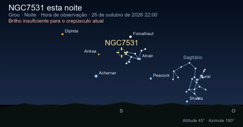NGC7531 esta noite