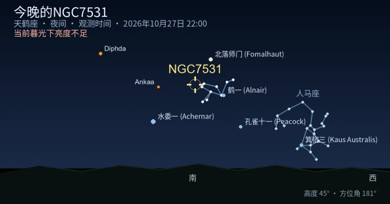 今晚的NGC7531