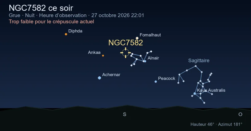 NGC7582 ce soir