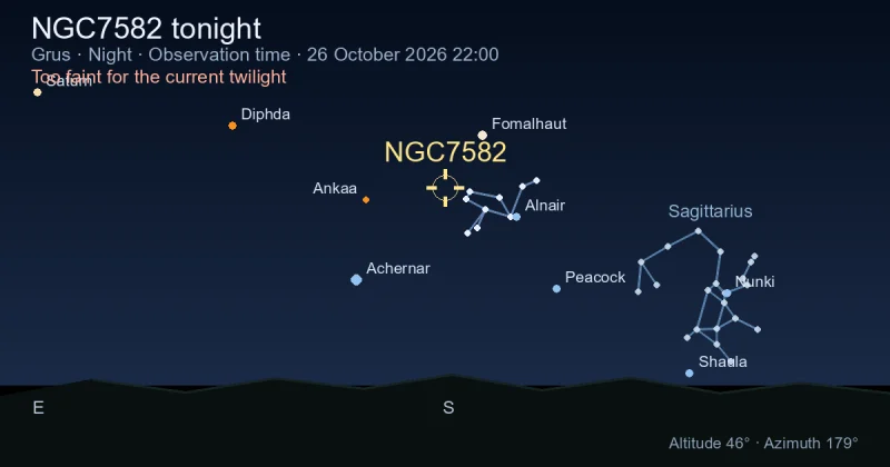 NGC7582 tonight
